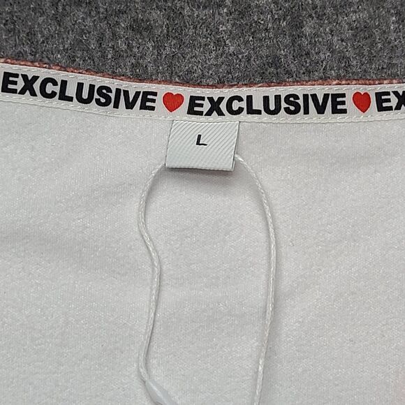 Exclusive Cardigan Sweater Womens Large Patchwork Button Front Retro Cozy Knit - Picture 5 of 8